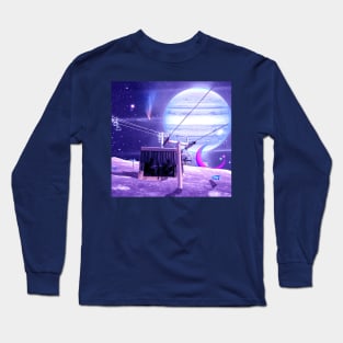 Jupiter Moon Skiing Long Sleeve T-Shirt